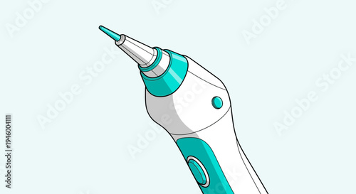 Medical Diagnostic Tool Depicted In a Vibrant Digital Illustration Against a Light Background