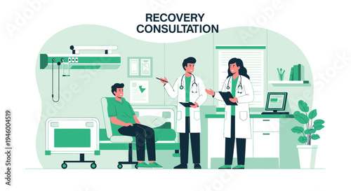 Medical Consultation Illustrating Recovery: Examining Health Insights And Future Treatment