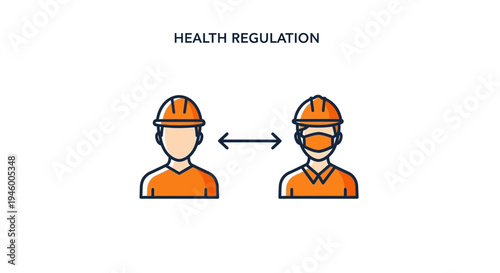 Maintaining Physical Distance During Work Under Health Regulation For Safety