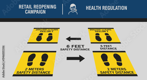 Maintaining Physical Distancing for Safety: Retail Reopening Campaign Guidance and Health Regulation