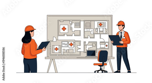 Medical Facility Blueprint Review by Two Architects, Planning Hospital Layout and Design