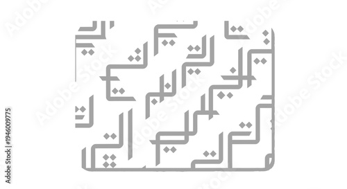 Gray maze puzzle design.