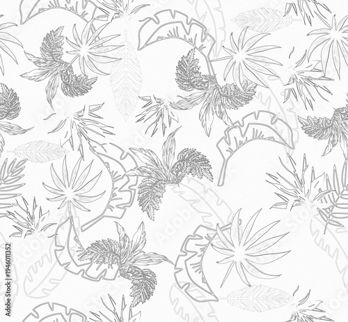 seamless background with flowers