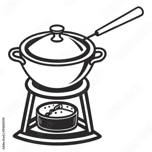 Manual coffee grinder icon thin outline logo mark set