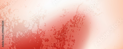 Abstract red and creamy peach pink and beige gradient background. Neutral pastel backdrop. Vector ombre pale design illustration.