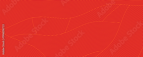 Abstract irregular orange and red color striped textured background. seamless geometric pattern design for certificate, invitation, textile, clothes, cover and others.