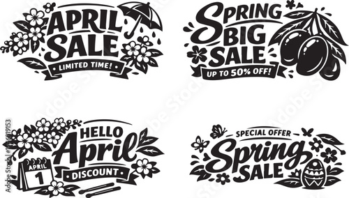 Set of vintage grunge rubber stamp labels and vector ribbon banners featuring premium quality seal icons and best sale stickers for retro design collection elements