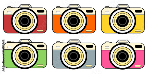 Aparaty - zestaw ikon