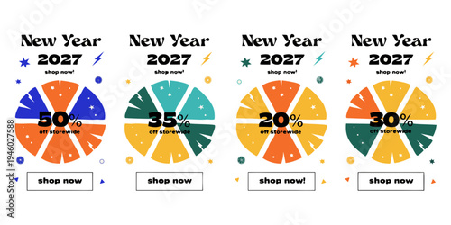 New Year 2027 Sale – Spin Into Savings with 20% to 50% Off | Colorful Discount Wheels and Limited‑Time Festive Offers