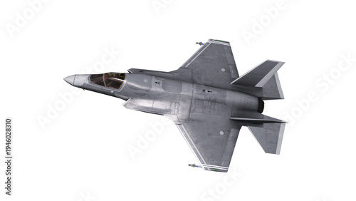 f 35 jet fighter isolated on transparent background