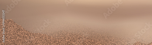 Abstract golden sand dunes landscape.Contrasting ridges and  flowing landscapes.