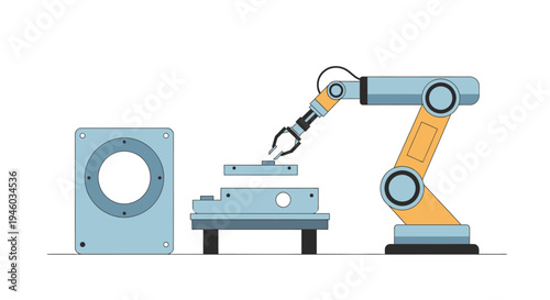 Robotic Arm Assembly Line: Precision Manufacturing and Industrial Automation