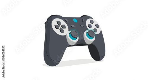 Modern Video Game Controller, Ergonomic Design, Digital Entertainment