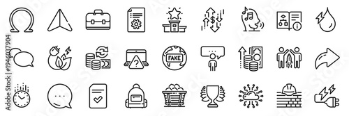 Coal trolley, Change money and Technical algorithm line icons pack. Share, Message, Paper plane icons. Dollar rate, Technical documentation, Fake news web icon. Vector