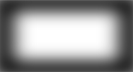 Realistic black gradient shadow overlay vignette border edge frame transparent isolated photo effect retro vintage analog cinematic film template background Png