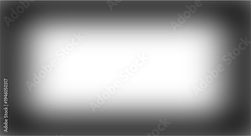 Tableau sur toile Realistic black gradient shadow overlay vignette border edge frame transparent i