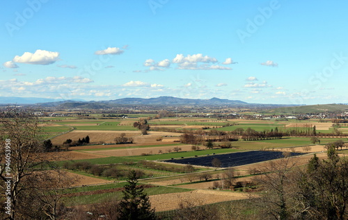 Blick von der Burg Staufen im Breisgau auf die Umgebung