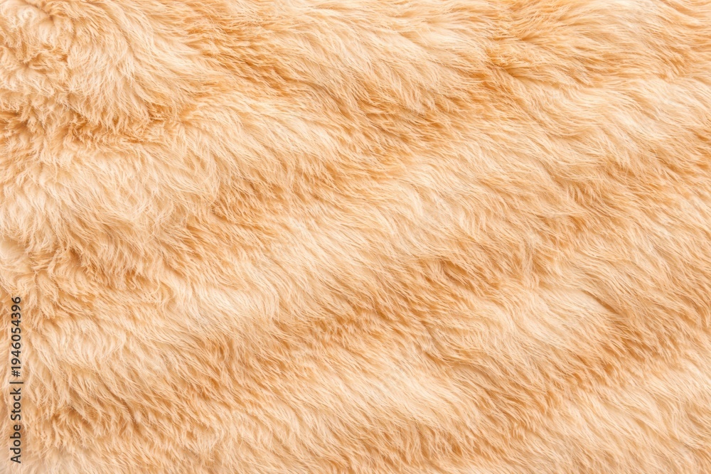 Fototapeta premium Alpaca Fur Texture Seamless Pattern. Close-up alpaca wool coat detail. Domestic farm animal fiber surface design. Realistic alpaca fleece texture background. Detailed natural wool macro close-up. 