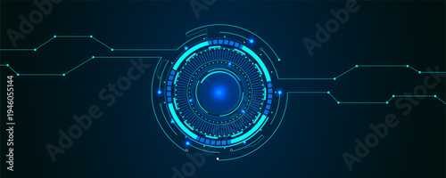 Futuristic dashboard. Innovation. HUD circles with lighting effects. Abstract digital interface. Cyber map on a bright GUI background. Vector