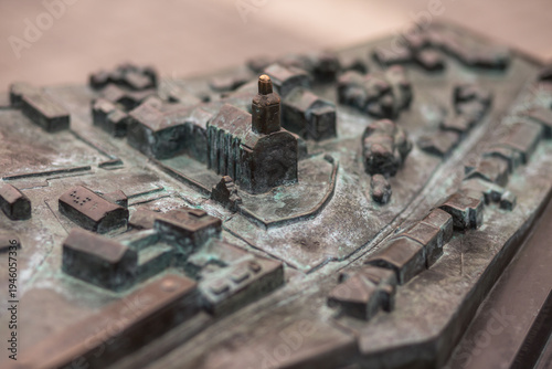 city ​​model - mock-up