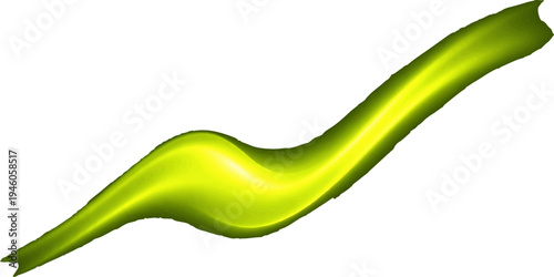 Green check mark with green paint brush and roller on fresh chili pepper background