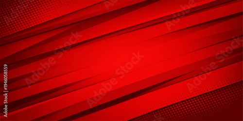 Red abstract striped background with dark textured fabric pattern and glowing lines