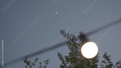 time lapse of the moon and clouds