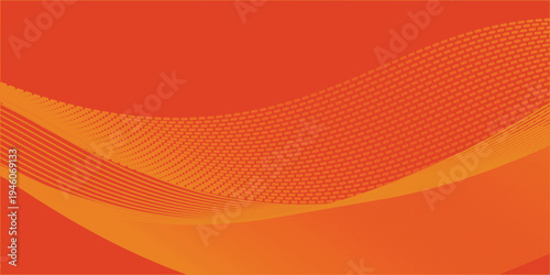 Abstract orange yellow gradient fluid background vector design