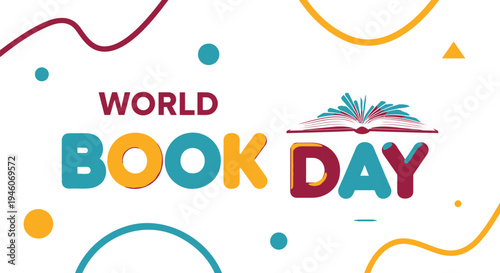 World Book Day vector illustration