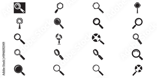 Artificial intelligence robot head icons set for chatbot and machine learning technology