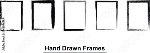 Hand drawn frames illustration