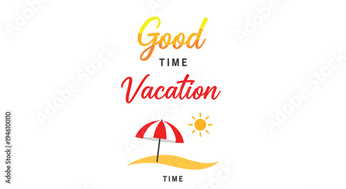 Set of 1 summer vacation icon vector