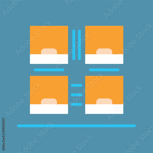 カプセルホテルアイコン