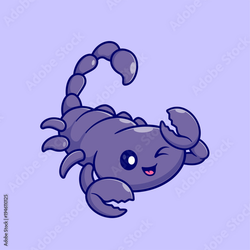 Cute Scorpion Cartoon 