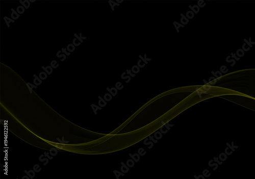 Dynamic golden bend for modern corporate identity. Eps 10