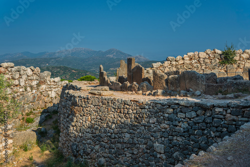 Mycenae archaeological site in Greece