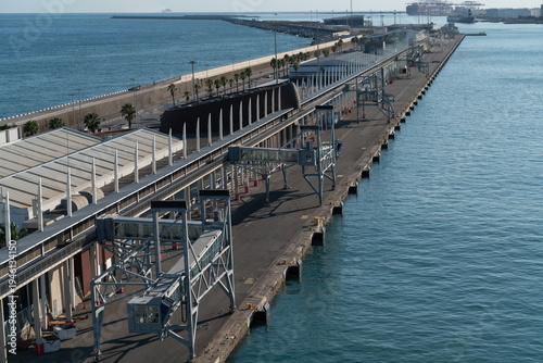 Canvastavla Passenger terminal at Port of Barcelona in Spain