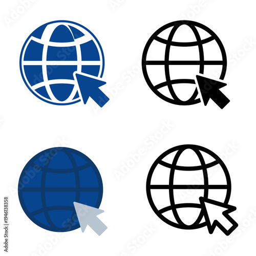 ícone da internet web