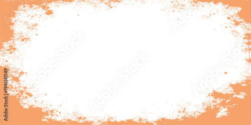 An abstract grunge background featuring a distressed frame accented by vibrant red ink splashes and artistic watercolor texture elements