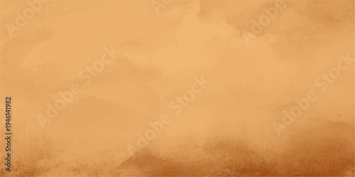 A blank antique parchment surface with a stained brown grunge pattern and an aged vintage paper texture background featuring a grungy beige design on a worn retro wall