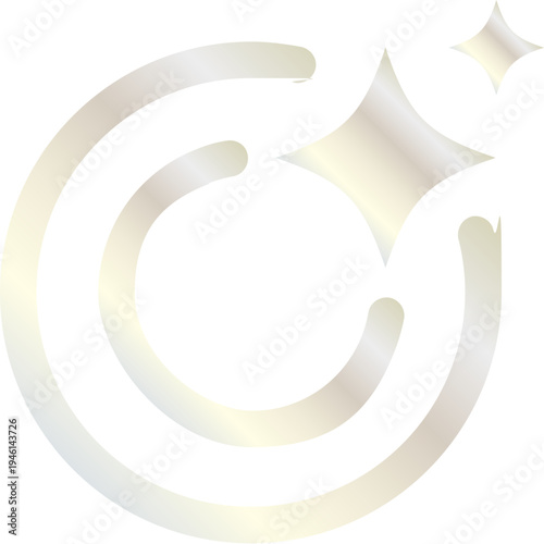 Region Selection Technology Icon Silver