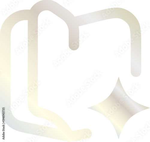 Sentiment Analysis Technology Icon Silver