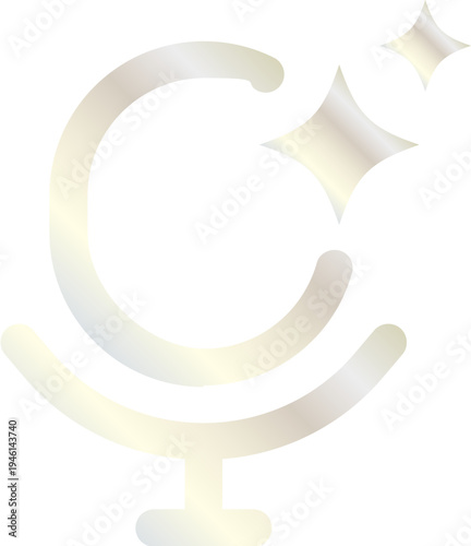 Speech Synthesis Technology Icon Silver