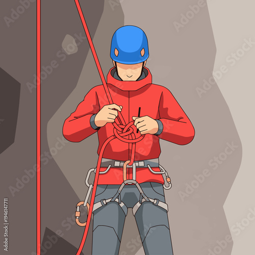 Man warrior with sword vector illustration