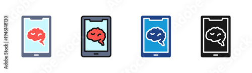 Smart Finance icon set multiple style collection