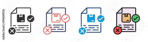 Testing icon set multiple style collection