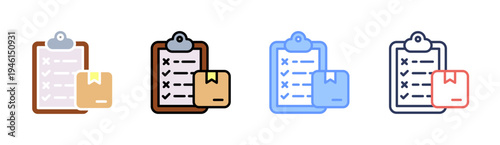 Testing icon set multiple style collection