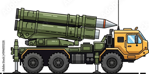 Ballistic missile transporter truck for strategic defense
