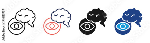 Intelligence Analysis icon set multiple style collection