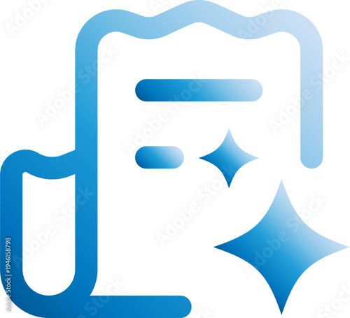 Signal Discovery Technology Icon Blue Gradient